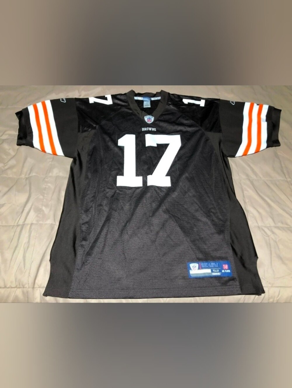 Jake Delhomme Cleveland Browns Reebok Authentic Jersey Men's 52